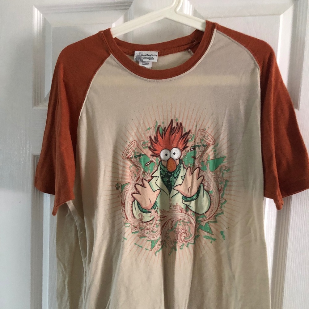 Walt Disney Parks The Muppets Beaker Raglan Tee Shirt T-shirt - XL